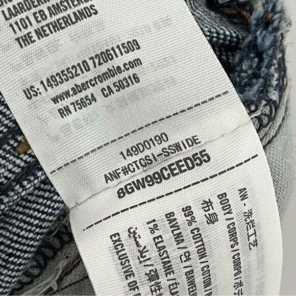 NWT A&F 22 PLUS 4” Mom Short Curve Love Dark 36/22 high rise 0853 - Picture 8 of 12